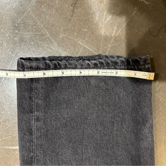 AGOLDE 90'S Crop Mid Rise Straight Leg Jeans - Tar Wash - Size 26 - Picture 10 of 15